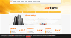 Desktop Screenshot of koehler-it.eu
